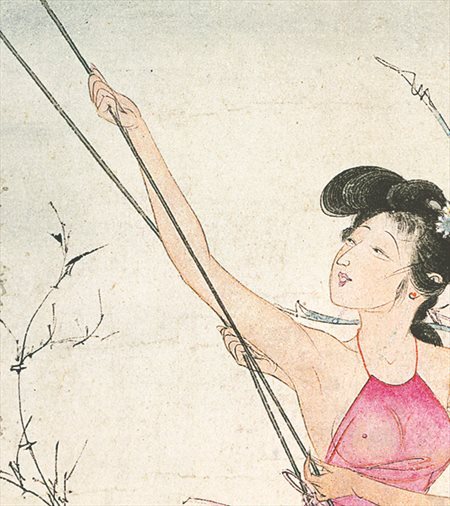 鱼峰-胡也佛的仕女画和最知名的金瓶梅秘戏图
